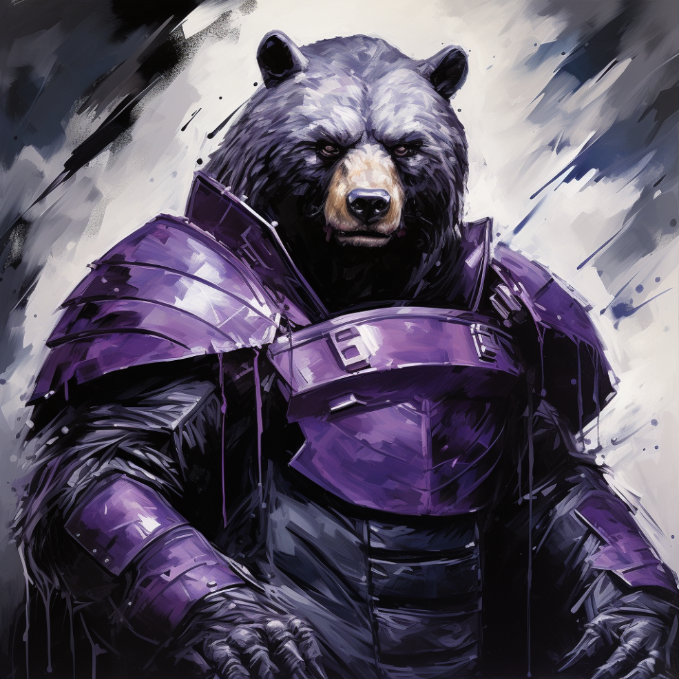 Purple Bear Image